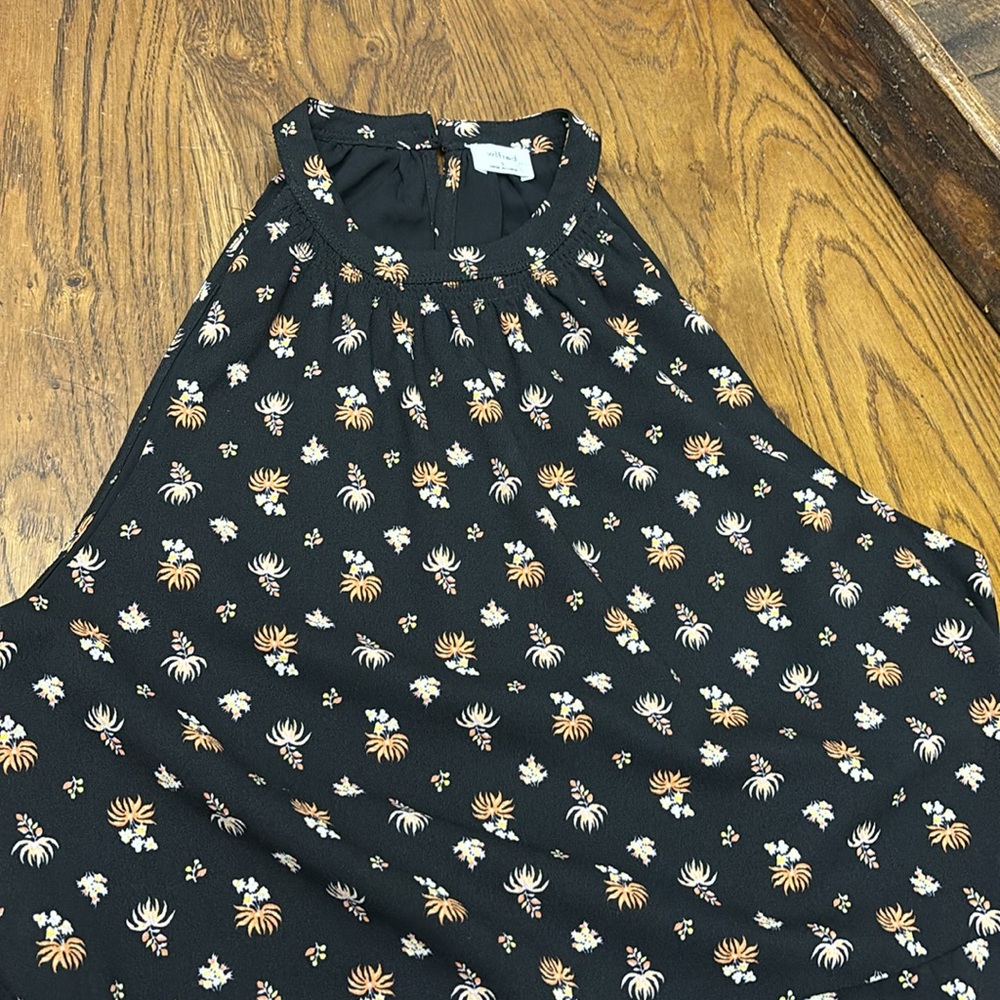 WILFRED Halter Style Black With Micro Florals - Picture 3 of 9